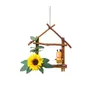 Flores decorativas grinalda de abacaxi para porta da frente verão girassol decoração para casa ornamento 1pc ventosas janela