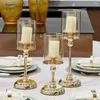 Kerzenhalter Teelight Candlestick Leichte Luxus -Dinner Dekor Tischständer Europäische Glas Home Dekoration Basis