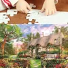 3D Puzzles Landscape Puzzle Materiał 1000 sztuk Dekoracja gospodarstwa domowego dla dorosłych dziecięcych zabawek prezent na wakacje domy DIY edukacyjne zabawki 231219