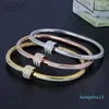 Designer-2020 Роскошные любовные винтовые браслеты Bangles for Women Fashion Jewelry Cubic Циркония полная кристаллы Pulseiras Charm Jewelry261k