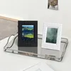 Frames Safe Picture Frame Embossed Free-standing 3 Inch Po Solid Color Anti-crack Desktop Decor Vertical Pocard Holder