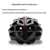 Caschi da arrampicata Casco da ciclismo ultraleggero Design a fiamma MTB Casco da bici regolabile per la sicurezza su strada Casco da bicicletta modellato integralmente