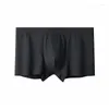 Underpants Comfortable Men's Boxer Briefs Cotton For Older Men Fat Loose Plus Waist Dad Shorts