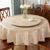 Table Cloth Great Circle Waterproof And Oil Proof Disposable Household Round Cloth_AN1802