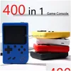 Joueurs de jeux portables Jeux de poche 400-en-1 Mini Console vidéo rétro Support TV-Out Av 8 bits FC Drop Livraison Accessoires Dhvln