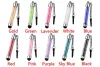 Luxo diamante cristal tela de toque capacitivo stylus bola bling caneta canetas para celular iphone pc tablet ipad zz