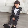 Kigurumi Pajamas Wolf For Children Baby Girls Pyjamas Boy Sleepwear Animal Anime Onesie Kids Costume Jumpsuit 231219