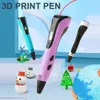 3D Printing Pen 2023 Funny DIY Set for Children Barn Kreativa pennor PLA Filament Portable Child's Birthday Christmas Gift 231219