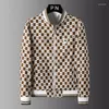 Men's Jackets M-5XL Trendy Fashion Casual Jacket Full A Printed Embroidery Black Red Khaki Male Coat Spring And Autumn