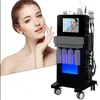 Nyaste 14 i 1 Microdermabrasion Hydra Facial Auqa Vatten Deep Cleaning RF Face Lift Hud Care Face Spa Machine Drawing Beauty Salon Equipment