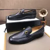 34Model Modische spitze Zehen-Designer-Kleiderschuhe für Herren, Loafer zum Hineinschlüpfen, formelle Schuhe, geprägter Lederschuh für Party