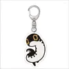 Keychains Anime Keychain toutotsu ni Egypt Kami Anubis th acrylique STRAP CHEYRING Figure Accessoires de suspension 6cm