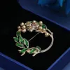 Meghan Markle Luxury Brooch Gardenia Pin Gift Accesorios Broche Mujer Jewelry 201009333T