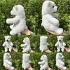 Altre decorazioni per la casa Bambole 30 cm Simpatico orso bianco bambola peluche abbraccio bambini regalo di compleanno cuscino orsacchiotto soggiorno camera da letto L230522 Drop Dhsqu