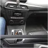 Bilklistermärken för Benz C -klass W204 20112014 Interiörens centrala kontrollpaneldörrhandtag 3D 5D kolfiberdekaler Styling4339o Drop Del Dhdqs