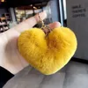 Çanta Parçaları Aksesuarlar Yaratıcı Sevimli Peluş Peach Heart Anahtar Keychain Araba Kolye Tassel Anahtar Zincir Hediyesi Çocuklar İçin Kız Keyting 231219