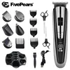 FivePears 5-in-1 haarsnijmachine Multifunctionele trimmer voor mannen Neus en oren Oplaadbare tondeuse 231220