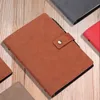 Yumuşak Kapak PU Deri A5 Not Kitap Planlayıcı Binder 6 Ring Spiral Defter Organizer Manyetik toka ofis kırtasiye hediyesi 231220