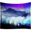 Tapestries Colour Hill Mountain Tapestry Bedroom Decoration Beach Throw Towel Magical Scene Yoga Mat Wall Hanging Drop