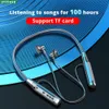 100 timmar Spela Music Bluetooth5.0 Trådlösa öronsnäckor med halvörrmikrofoner Reduktion av binär magnetisk attack 9D Stereo Bass Sound IPX5