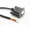 DB9 Kvinnlig huvud till PH2.0-3P RS232 9-port Serial Port Line Com Terminal Line Industrial Grad 235 Diagnos