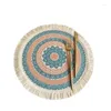 Placemats Ronde Mat Geweven Ramee Placemats Anti Slip Eetkamer Antislip Servies Kom Pads Keuken Bohemian Placemat