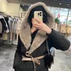 Women's Down Parkas Winter Goose Down Coats Real norek fur