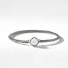 2024 DY Twisted Open Charm Bracelets pour femmes 925 Argent Or Diamants Hommes Personnalisé Rétro Chaîne Cubaine Bracelet Festival Designer Fête Bijoux Cadeau avec Boîte