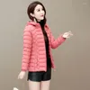 Women's Trench Coats Autumn And Winter Light Cotton-padded Jacket Womens Short Korean Version Of Loose Fashion Mother Western-style Casual