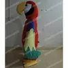 2024 Yeni Renkli Parrot Maskot Kostümleri Cadılar Bayramı Çizgi Film Karakter Kıyafet Takım Noel Açık Partisi Festivali Promosyon Reklam Giysileri