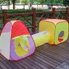 Tentes jouets Ocean Ball extérieur combiné ensemble de tente pour enfants pliable ouverture rapide intérieur trois en un maison de jeu Happy Children's Home Q231220