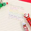 30pcllot Cute Cartoon Tematy świąteczne 10 kolorów Pen Pen Kawaii Santa Elk Snowmen Tree Multicolor Pens School School School School School