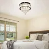 Kroonluchters kroonluchter 11.8 '' Moderne semi -spoeling montage plafondlamp LED voor slaapkamers eetkamer inzending wonen