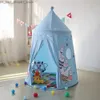 Tentes jouets Tente pour enfants mignons maison de jeu intérieure ménage bébé fournitures Prince princesse château petite maison de bébé jouets de divertissement Q231220