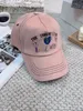 Sombrero de diseñador de lujo para mujer, gorra de béisbol bordada, informal, para verano, visita al museo, protección solar