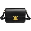 Celins's Genuine Leather Shoulder bag Luxury teen 2023 new same style triumphal French stick tofu body womens With Real Logo