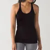 LU-L Tank Top Sports Bra for Women Long Length Yoga Running Athletic Camisole Gym Symeveless Thirts therts