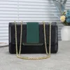 Classic shoulder bag designer women cross body Evening Bags fashion with double letter lock chain handbag high quality