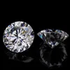 Stor lös diamant, 1CT-7CT Moissanite Loose Stone D Colorless Brilliant Round Cut VVS1 Gemsten för Pendant Ring Stud örhängen smycken, med certifikat
