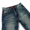 Jeans da donna Street Personality Retro Flame Skull Stampa pantaloni in denim a vita alta lavati Harajuku Casual allentati slim per uomini e donne