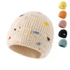 Berretti per bambini Cappello invernale lavorato a maglia Logo personalizzato Moda Tie Dye Berretto invecchiato