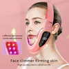 Dispositivo de levantamento elétrico do massageador facial LED Pon Therapy Face Slimming Vibration Massager Double Chin V Face Shaped Cheek Lift Machine 231220