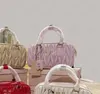 Arcadie Matelasse Fashion 2024 디자이너 핸드백 MU 볼링 가방 숄더백 럭셔리 지갑 가죽 토트