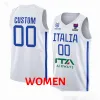 Niestandardowe Włochy wydrukowane Eurobasket 33 Achille Polonara Basketball Jerseys 70 Luigi Datome 25 Tommaso Baldasso 54 Alessandro pola 2023 Blue