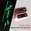 Mobiltelefon Power Banks 66W Power Bank 20000mah Mini Super Fast Charging PD 20W Portable Extern Battery PowerBank för telefon Laptop Tablet Mac J231220