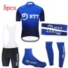 Neue 2021 NTT Team Big Radfahren Jersey Set Racing Fahrrad Kleidung Uniform Sommer Männer MTB Bike Shorts 5 stücke Voll set Maglia Ciclismo276E