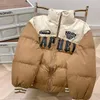 Donsparka's voor heren met lettersborduurwerk voor heren Winter Warm Gedreven donsjassen Winddichte dikke parka Canada Puffer Bomber Varsity Fashion Tops 231219