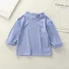 Pullover Children's Tops Baby Turtleneck Bottoming Shirt For Kids Boys Girls T Shirts Long-Sleeved Pullover Kids New Style Clothes HotL231215