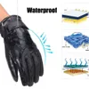 USB Electric Heating Gloves Heated Gloves Waterproof Winter Soft Hand Warmers LeatherHand Warmer Mittens Riding Warm Gloves 231220