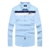 Männer Casual Hemden 2023 Männer Baumwolle Langarm Hemd Faconnable Marke Design Männlich Camisa Bluse Masculina Homme Gestreiften Tops